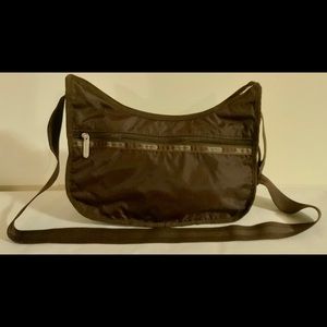 LESPORTSAC Classic Hobo Brown Shoulder Bag